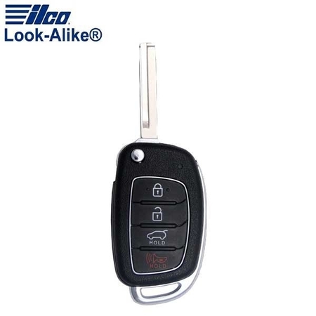 ILCO LAL FLIP-HYUN-4B3 Hyundai 4 Button Flip Key (TQ8-RKE-3F04) ILCO-AX00014490